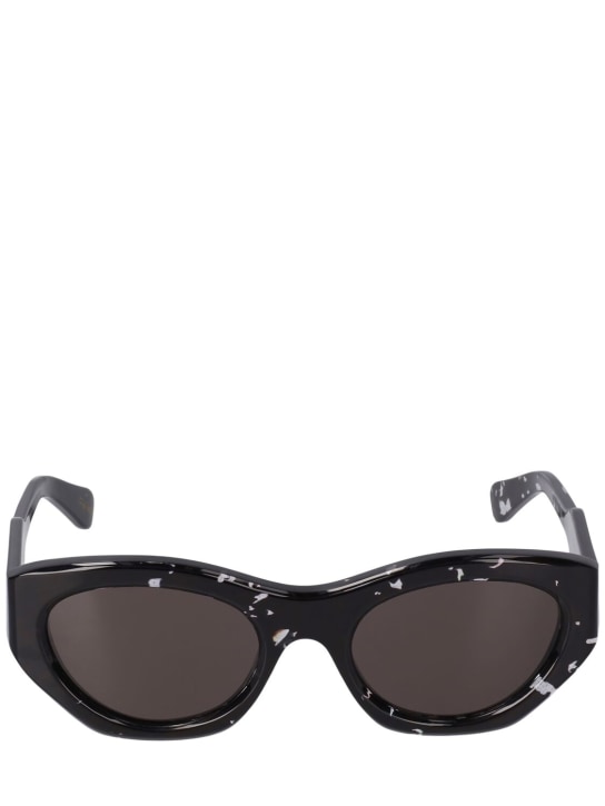 Chloé: Gayia cat-eye bio-acetate sunglasses - Black/Grey - women_0 | Luisa Via Roma