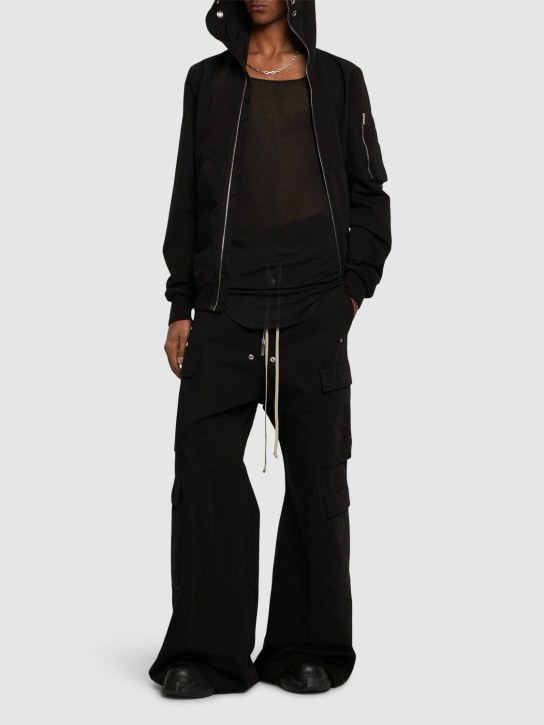 Rick Owens DRKSHDW: Double Cargo Jumbo Belas cotton pants - men_1 | Luisa Via Roma