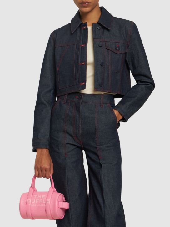 Marc Jacobs: The Mini Duffle leather bag - Petal Pink - women_1 | Luisa Via Roma