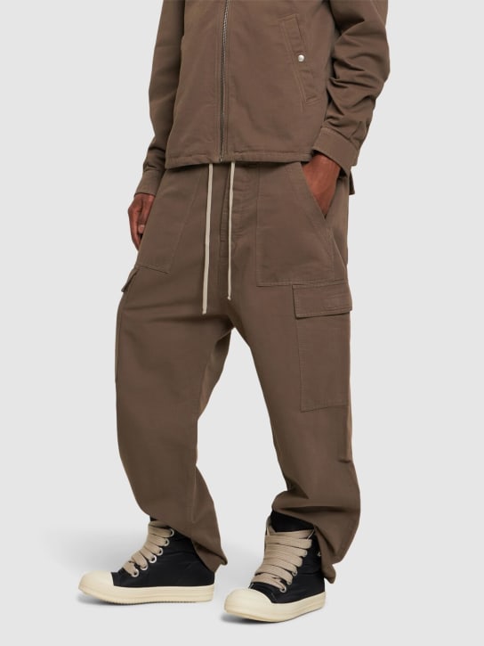 Rick Owens DRKSHDW: Jumbo lace puffer sneakers - men_1 | Luisa Via Roma