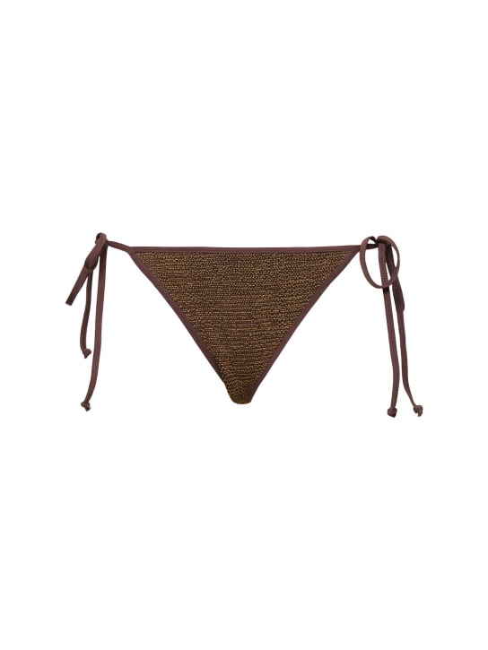 Bond Eye: Anisha triangle bikini bottoms - Brown - women_0 | Luisa Via Roma