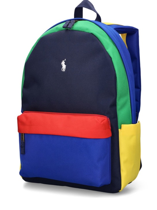 Polo Ralph Lauren: Color block backpack - kids-boys_1 | Luisa Via Roma