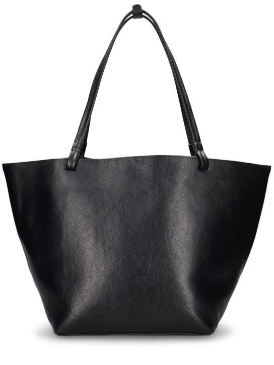 The Row: Park vintage leather tote bag - Black Ans - women_0 | Luisa Via Roma