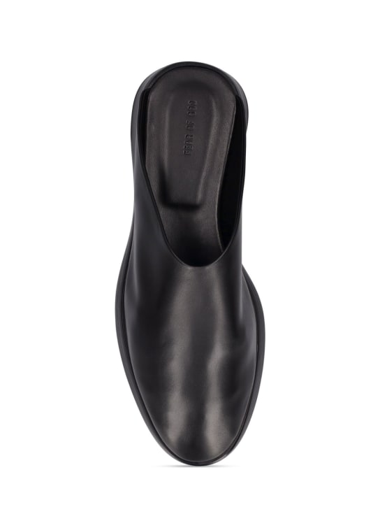 Fear of God: Leather slip-on mules - men_5 | Luisa Via Roma
