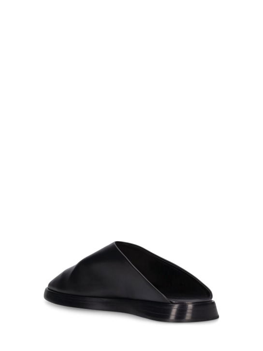 Fear of God: Leather slip-on mules - men_3 | Luisa Via Roma