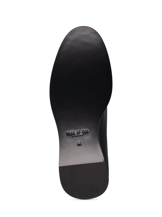 Fear of God: Leather slip-on mules - men_4 | Luisa Via Roma
