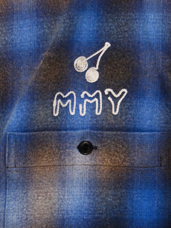 Mihara Yasuhiro: Vintage check cotton shirt - men_3 | Luisa Via Roma