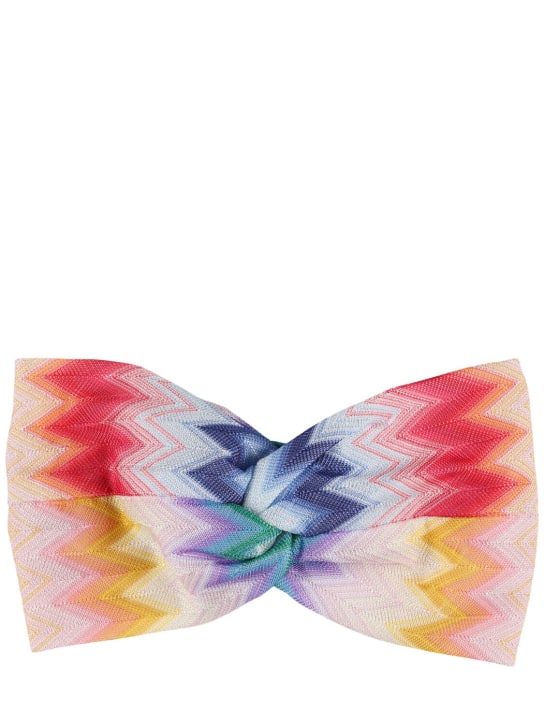 Missoni: Knit headband - Multicolor - women_0 | Luisa Via Roma