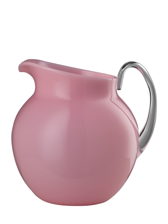 Mario Luca Giusti: Pallina acrylic pitcher - Opaque Pink - ecraft_0 | Luisa Via Roma