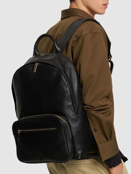 Mattia Capezzani: Leather backpack - men_1 | Luisa Via Roma