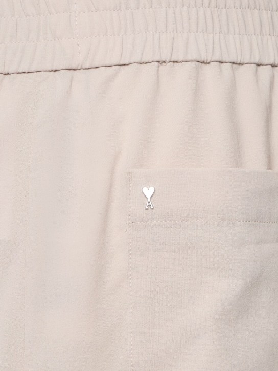 AMI Paris: Cotton jogging pants - men_3 | Luisa Via Roma