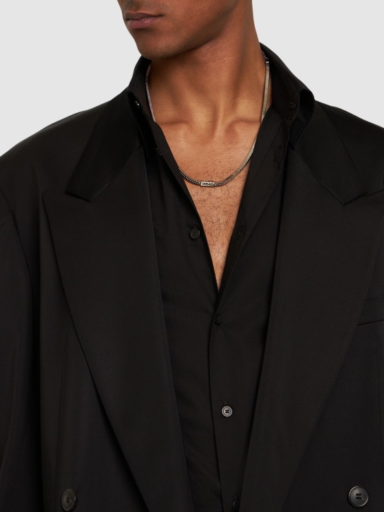 Versace: Halskette aus Metall - 3j030-palladium - men_1 | Luisa Via Roma