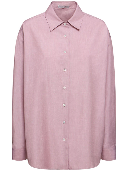 The Row: Attica poplin shirt - women_0 | Luisa Via Roma