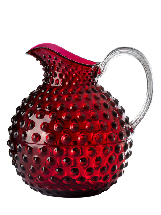 Mario Luca Giusti: Sister Rosetta acrylic pitcher - Red - ecraft_0 | Luisa Via Roma