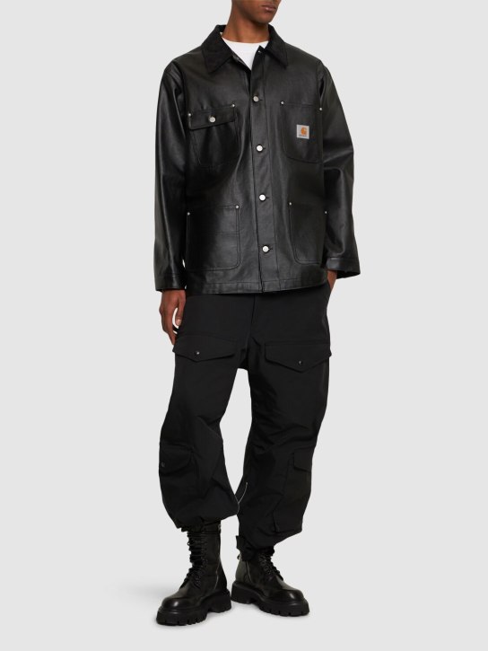 JUNYA WATANABE: Jacke aus Baumwollmischung mit Logo „Carhartt“ - men_1 | Luisa Via Roma