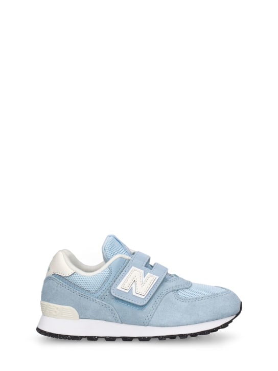 New Balance: Sneakers 574 - Azul Claro - kids-girls_0 | Luisa Via Roma