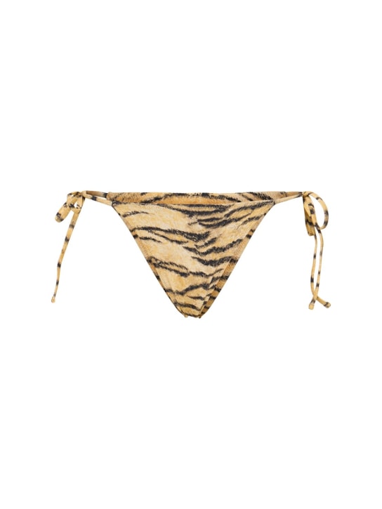Tropic Of C: Praia printed bikini bottom - Multicolor - women_0 | Luisa Via Roma