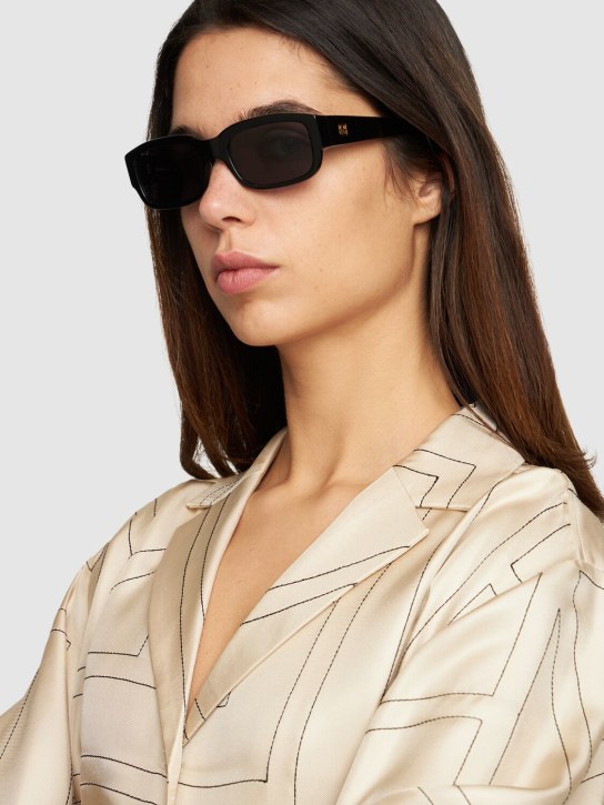 Toteme: The Regulars acetate sunglasses - Black/Grey - women_1 | Luisa Via Roma