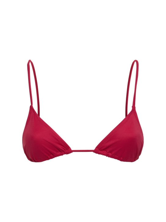 Tropic Of C: Equator triangle bikini top - Red - women_0 | Luisa Via Roma