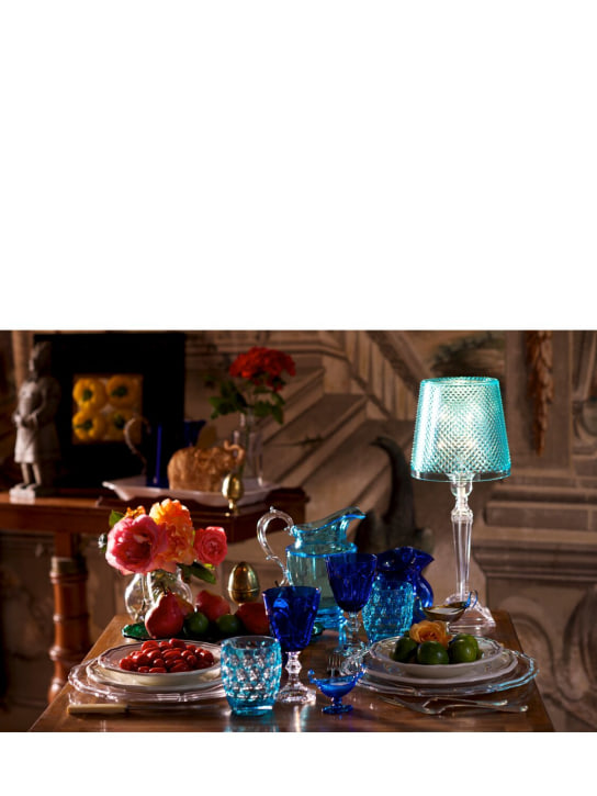 Mario Luca Giusti: Set de 6 vasos de acrílico - Azul Royal - ecraft_1 | Luisa Via Roma