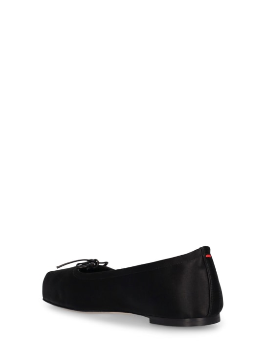 Aeyde: 5mm Gabriella satin flats - women_3 | Luisa Via Roma