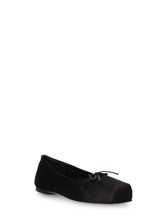 Aeyde: 5mm Gabriella satin flats - women_2 | Luisa Via Roma