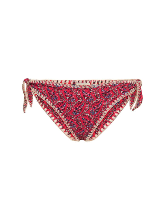 Isabel Marant: Slip bikini Sukie - Cranberry - women_0 | Luisa Via Roma