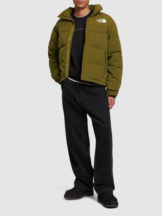 The North Face: Doudoune 92 Crinkle - Forest Olive - men_1 | Luisa Via Roma