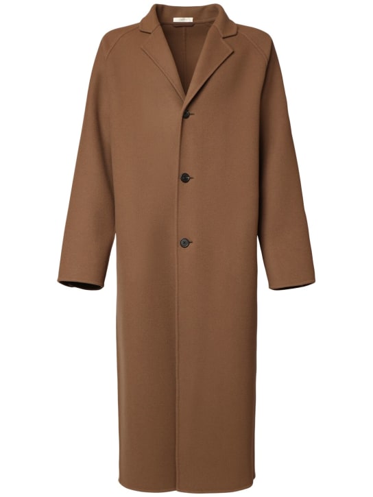 The Row: Moliere wool coat - Oak - men_0 | Luisa Via Roma