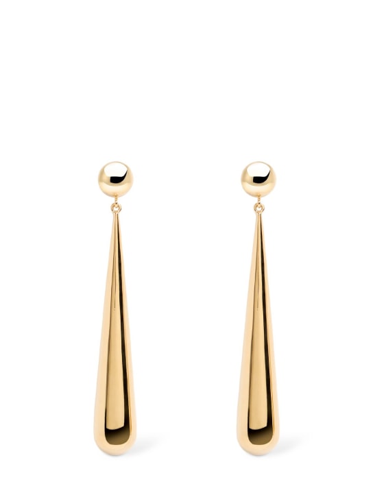 LIÉ STUDIO: Louise long earrings - Gold - women_0 | Luisa Via Roma