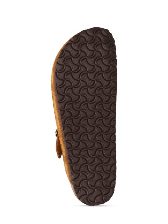BIRKENSTOCK: Boston SFB suede leather loafers - men_4 | Luisa Via Roma