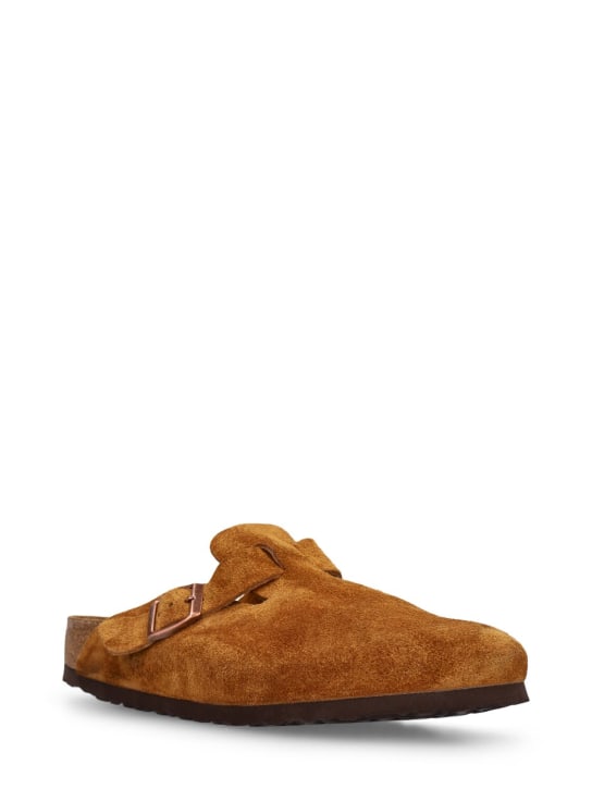 BIRKENSTOCK: Boston SFB suede leather loafers - men_2 | Luisa Via Roma