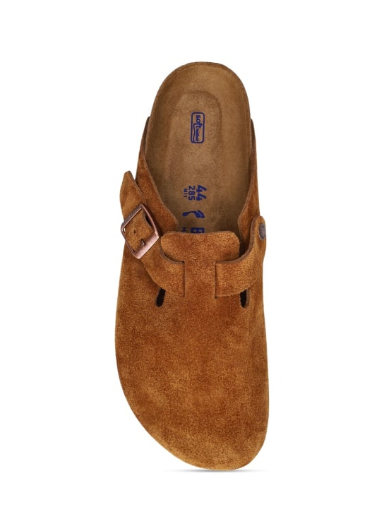 BIRKENSTOCK: Boston SFB suede leather loafers - men_5 | Luisa Via Roma