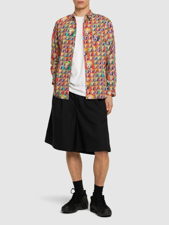 Comme des Garçons Shirt: Camicia Andy Warhol in cotone stampato - Multicolore - men_1 | Luisa Via Roma