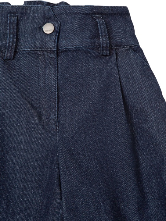 ASPESI: Pantaloni in denim di misto cotone - Blu - kids-girls_1 | Luisa Via Roma