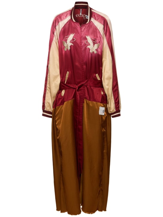 Mihara Yasuhiro: Kleid „Souvenir“ - Rot/Braun - women_0 | Luisa Via Roma