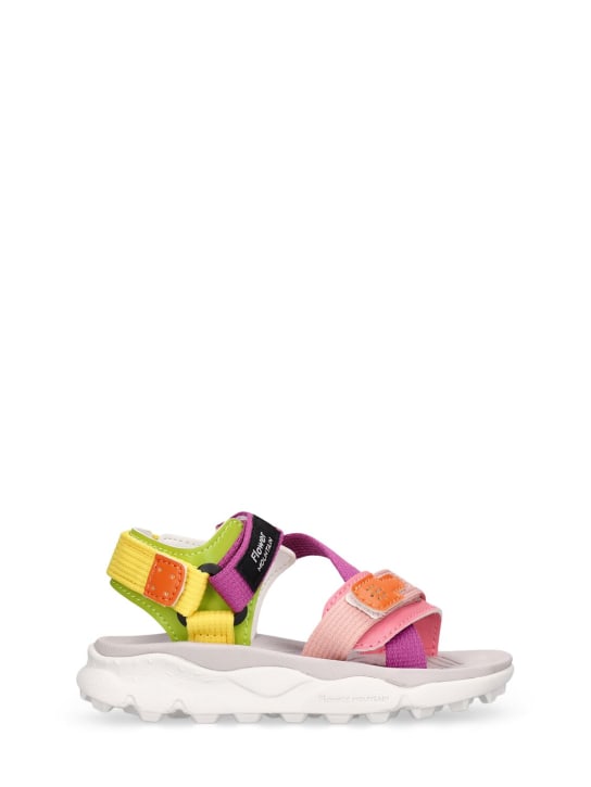 Flower Mountain: Strap sandals - Multicolor - kids-girls_0 | Luisa Via Roma
