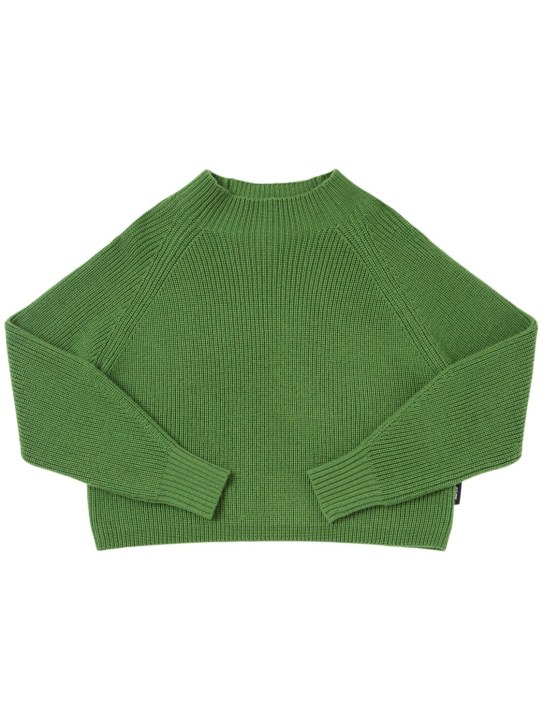 ASPESI: Suéter de punto de lana - Verde - kids-girls_0 | Luisa Via Roma