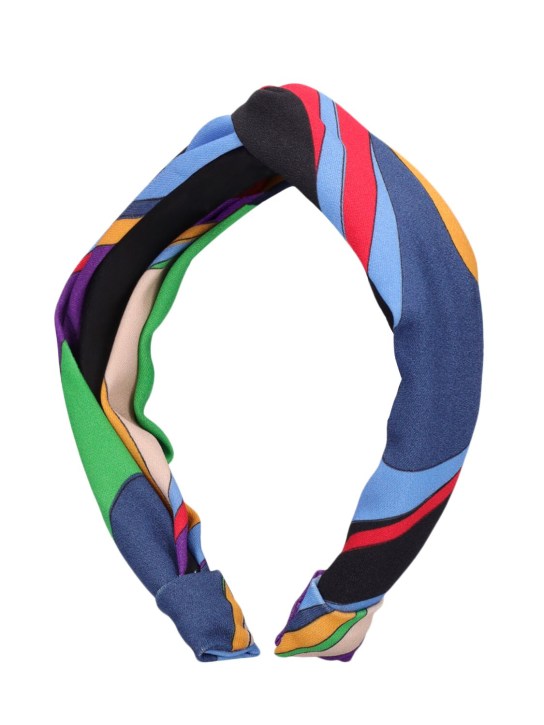 Pucci: Printed viscose headband - Multicolor - kids-girls_0 | Luisa Via Roma