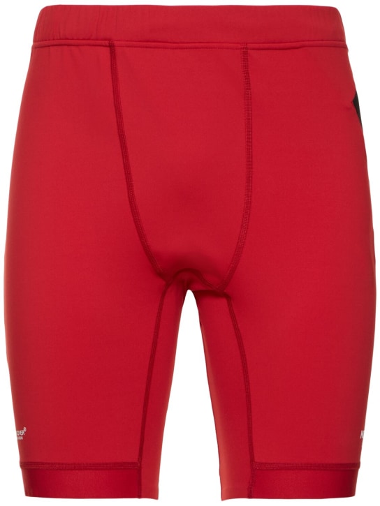 The North Face: Soukuu trail run utility shorts - Red/Black - men_0 | Luisa Via Roma