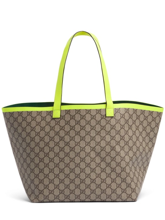 Gucci: Medium Ophidia GG tote bag - Beige/Yellow - women_0 | Luisa Via Roma