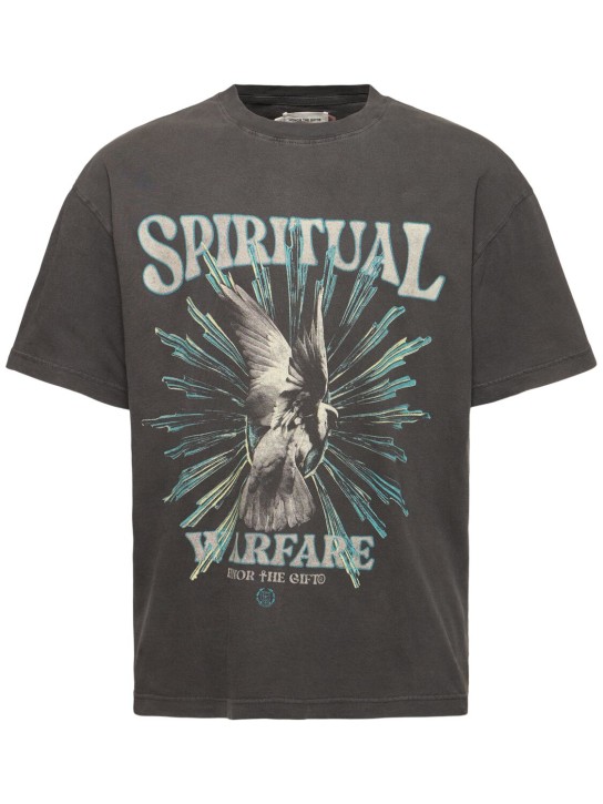 Honor the Gift: T-shirt manches courtes Spiritual Conflict - Noir - men_0 | Luisa Via Roma