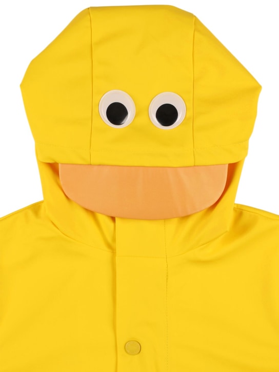 Stella Mccartney Kids: Printed poly raincoat - Yellow - kids-boys_1 | Luisa Via Roma