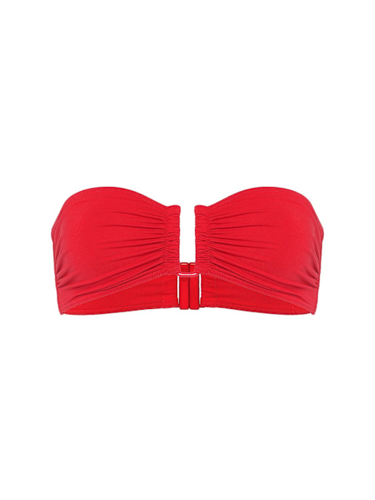 Eres: Show bandeau bikini top - Red - women_0 | Luisa Via Roma