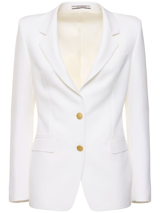 Tagliatore 0205: Parigi单排扣西服夹克 - 白色 - women_0 | Luisa Via Roma
