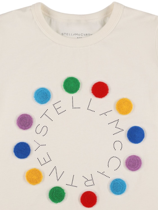Stella McCartney Kids: コットンジャージーTシャツ - kids-girls_1 | Luisa Via Roma