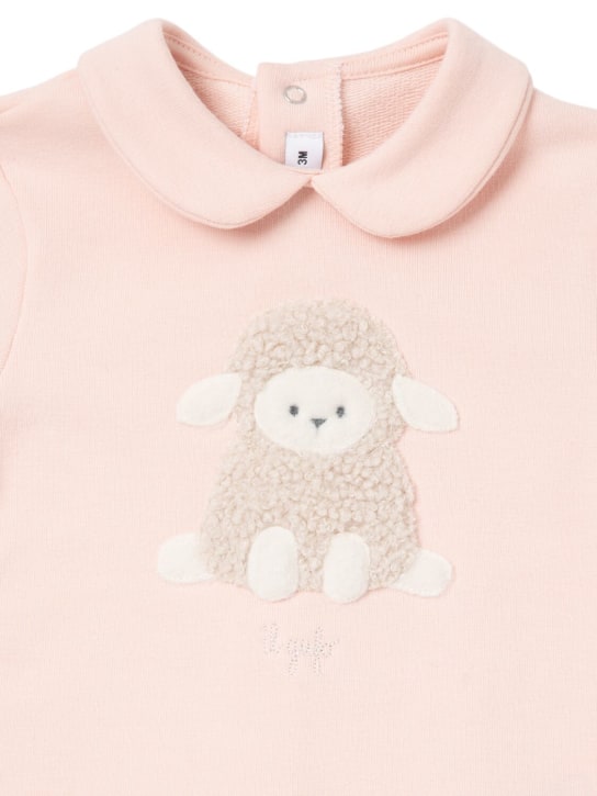 Il Gufo: Pelele de algodón jersey - Rosa - kids-girls_1 | Luisa Via Roma