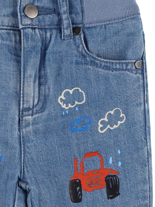 Stella Mccartney Kids: Pantalones de denim de algodón - Azul - kids-boys_1 | Luisa Via Roma