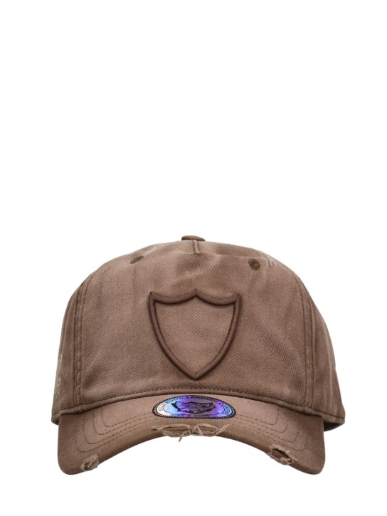 HTC Los Angeles: LA logo刺绣棉质棒球帽 - 卡其色 - men_0 | Luisa Via Roma
