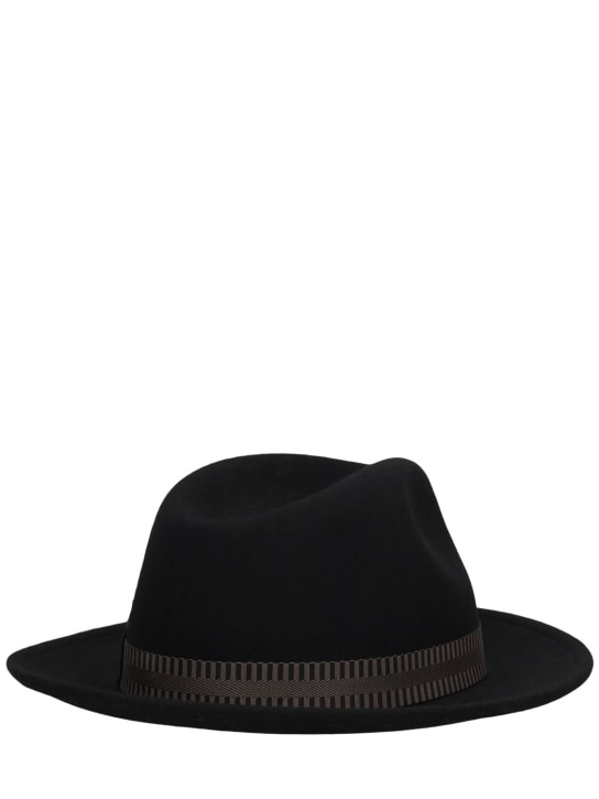 Borsalino: 6厘米Ricky羊毛毡帽子 - men_4 | Luisa Via Roma